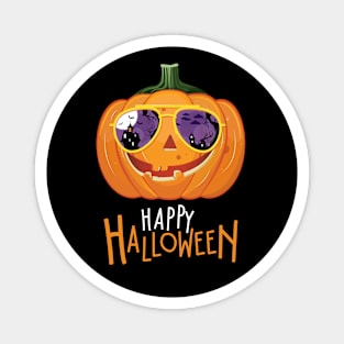 Jack-O-Lantern Pumpkin Happy Halloween Magnet